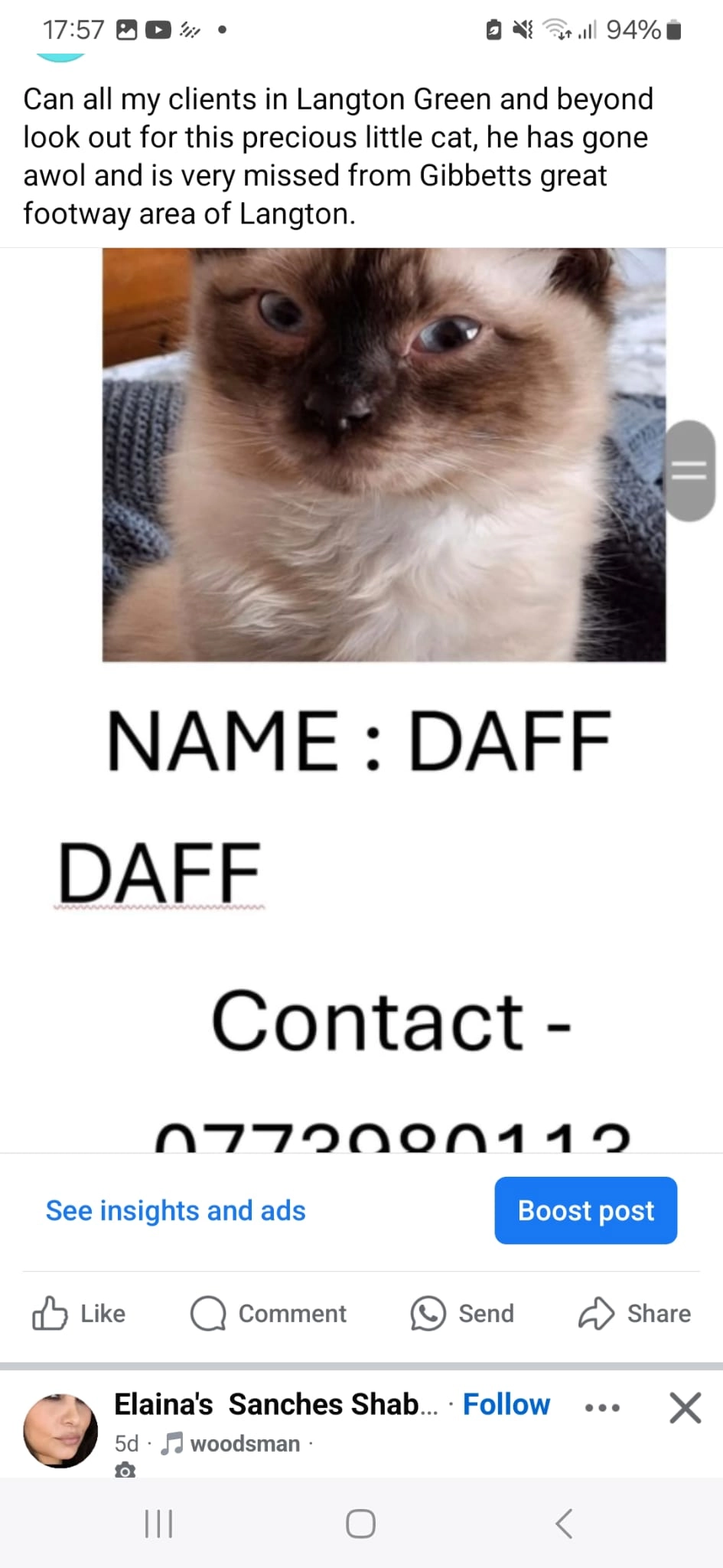 Daff daff - TN3 0, Tunbridge Wells