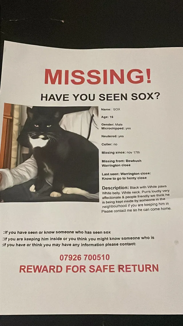 Sox - Warrington Close, Crawley