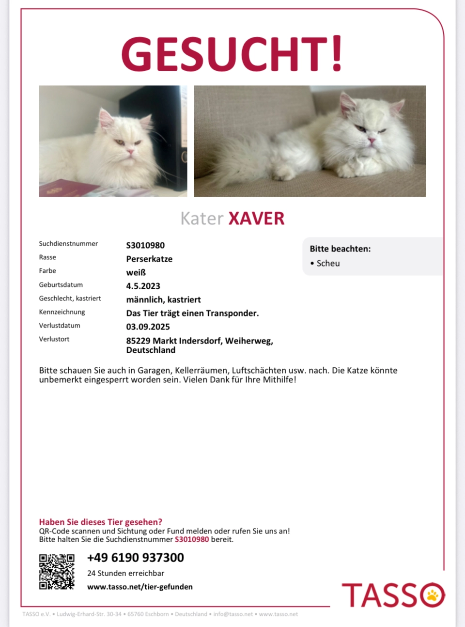 Xaver - Weiherweg, Markt Indersdorf