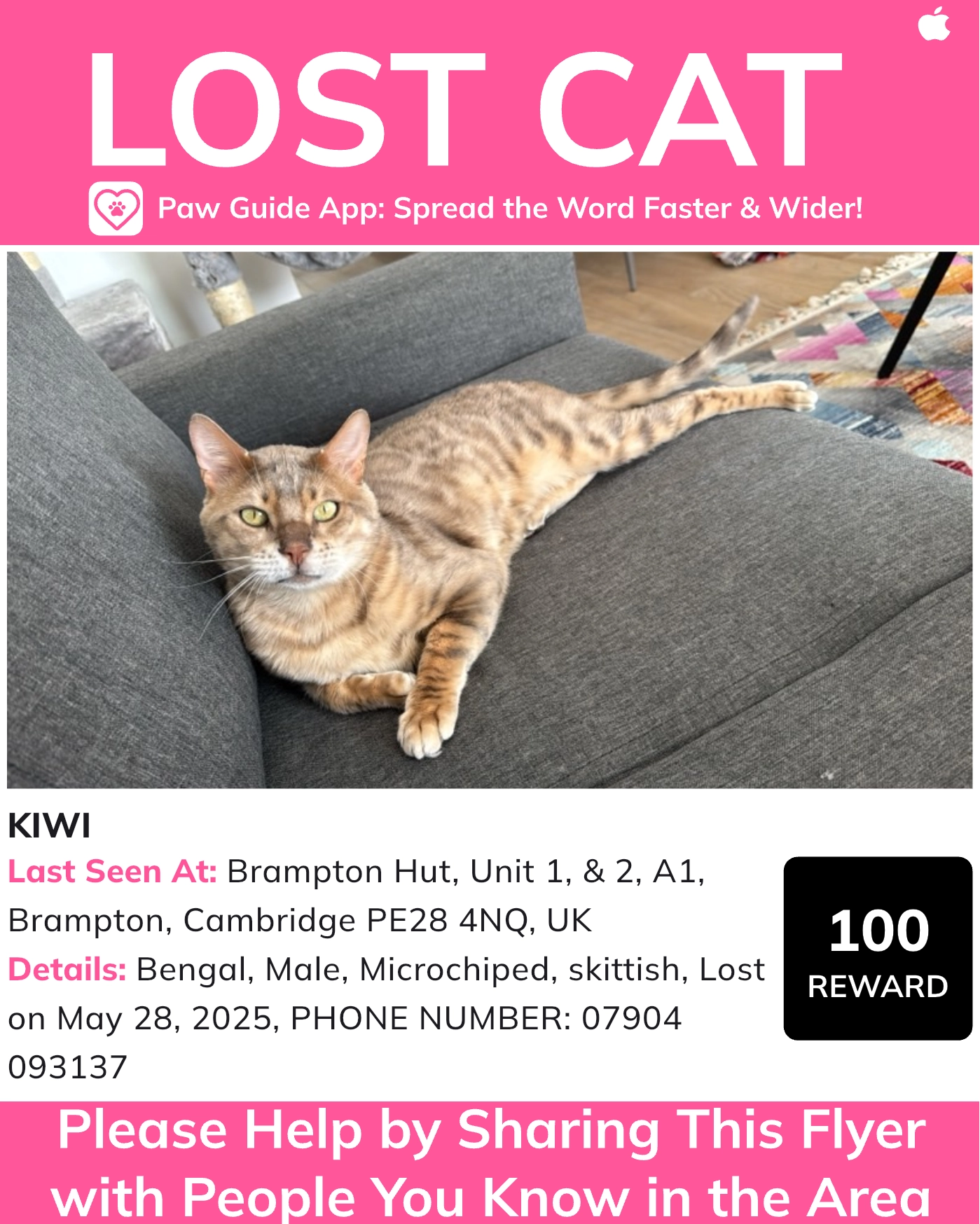 Kiwi - A14, Huntingdon