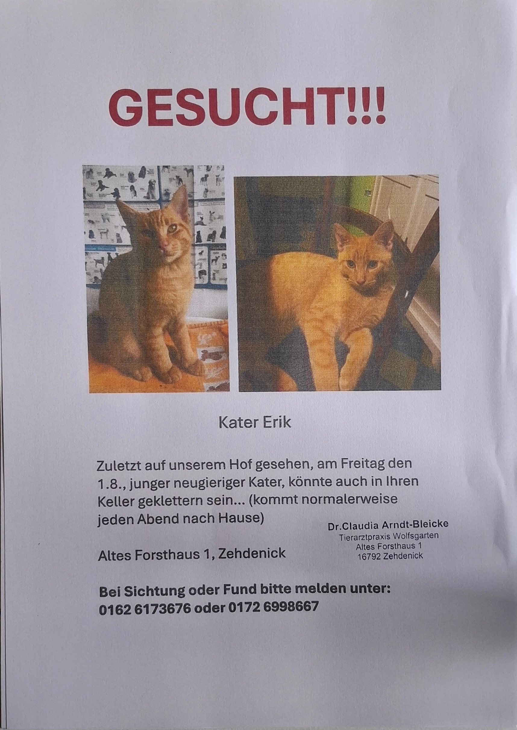 Erik - Altes Forsthaus 1, Zehdenick