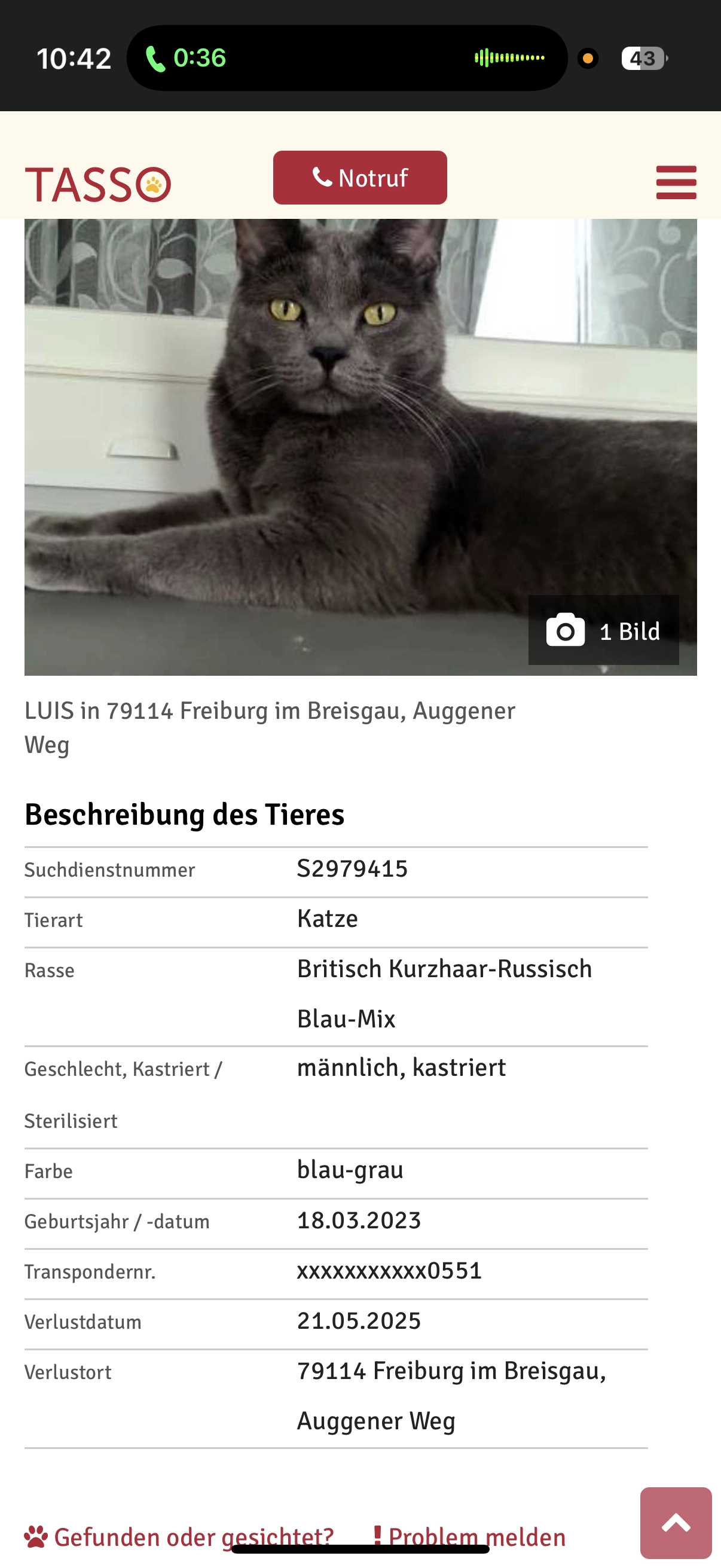 Luis  - Auggener Weg, Freiburg im Breisgau