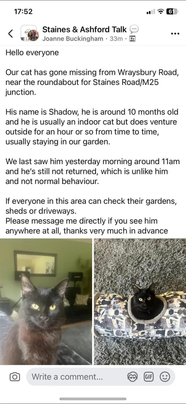 Shadow - Wraysbury Road, Staines-upon-Thames