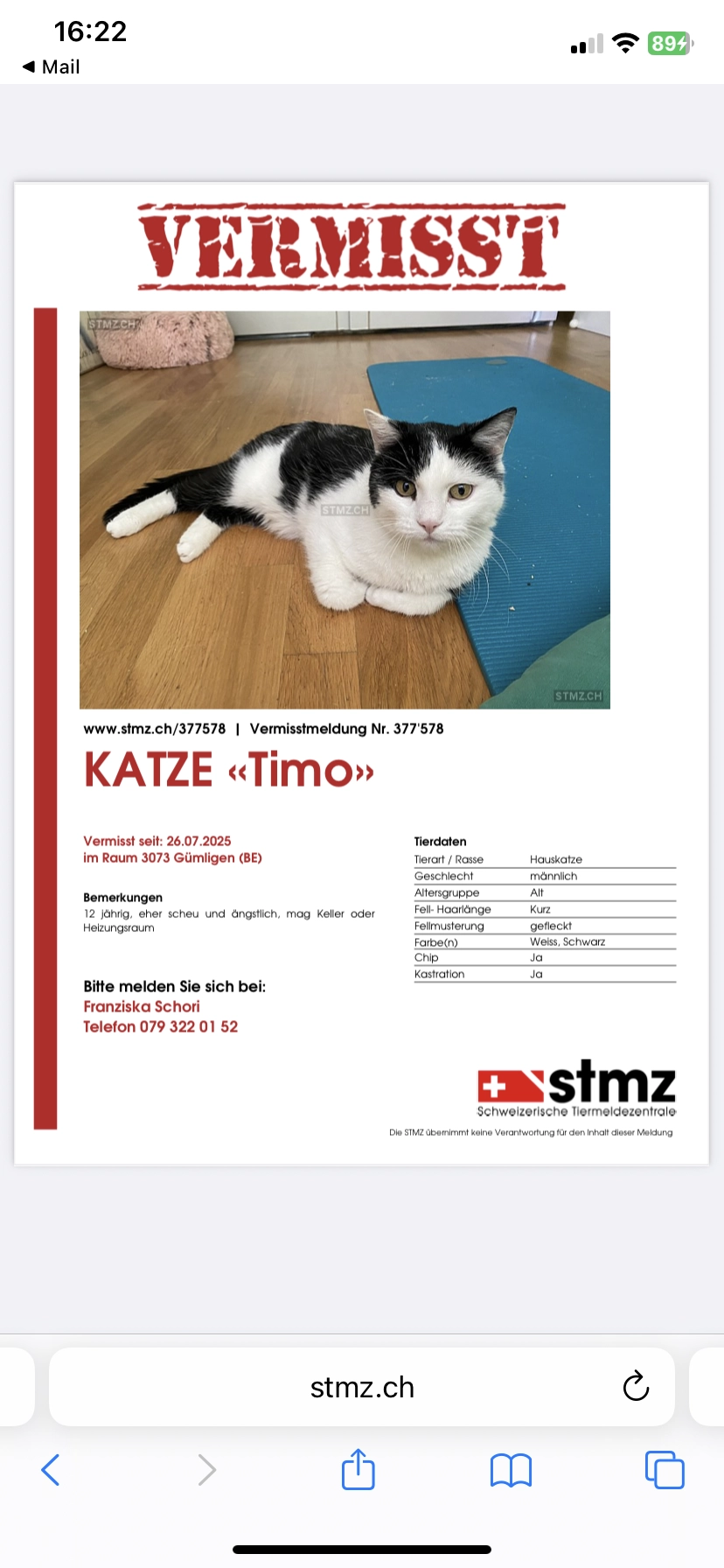 Timo - Beethovenstrasse 28, Muri bei Bern