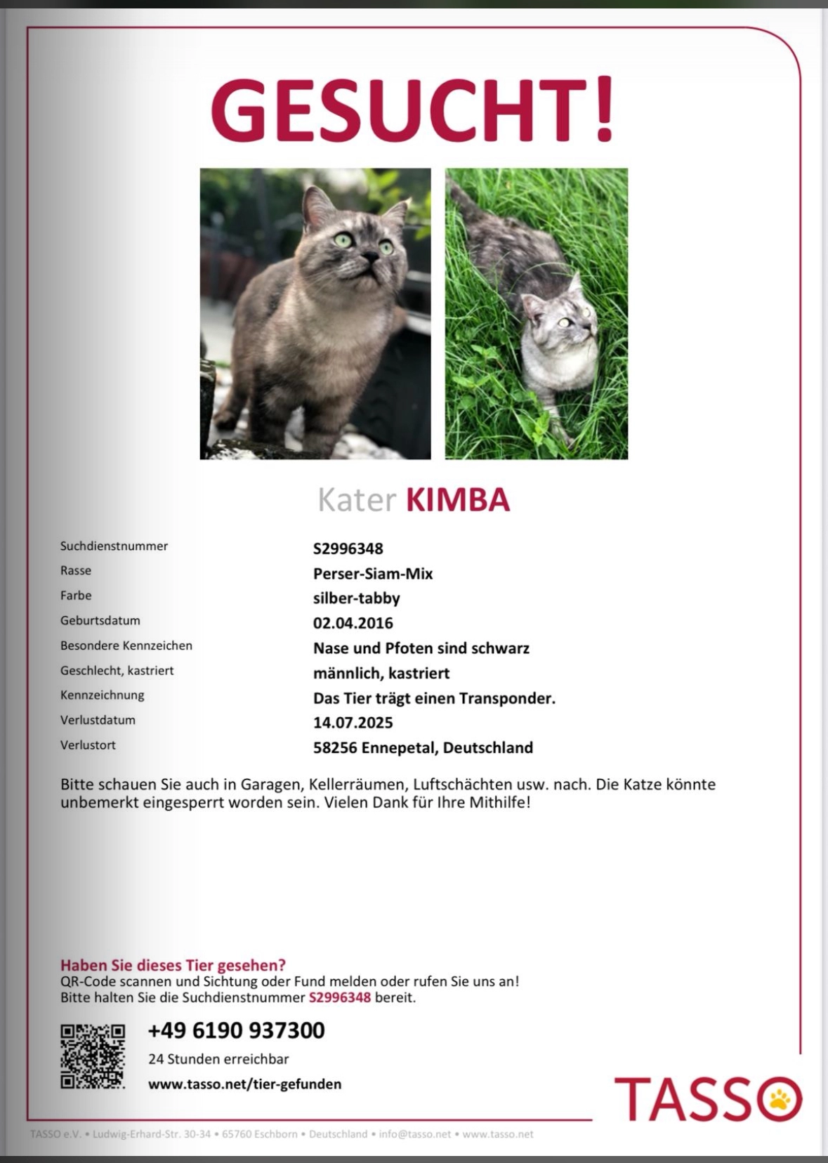 Kimba - Hembecker Talstraße, Ennepetal