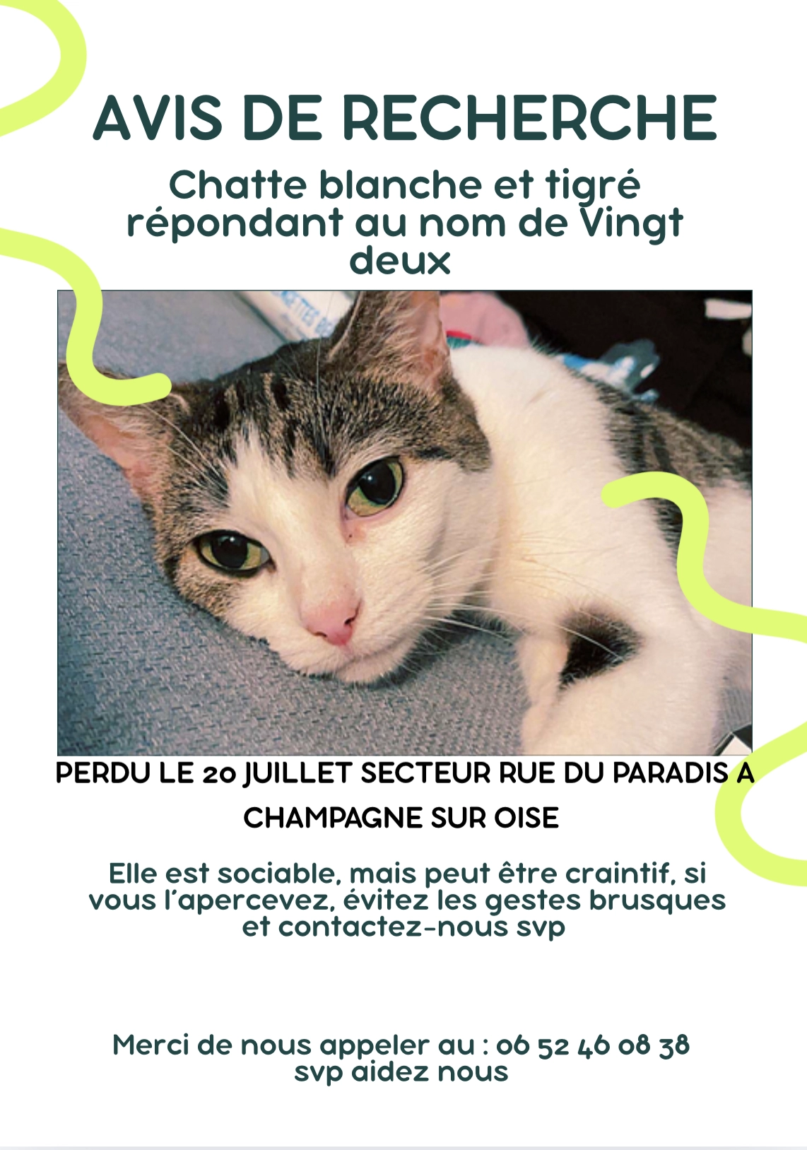 Vingt deux - Rue Du Paradis, Champagne-sur-Oise